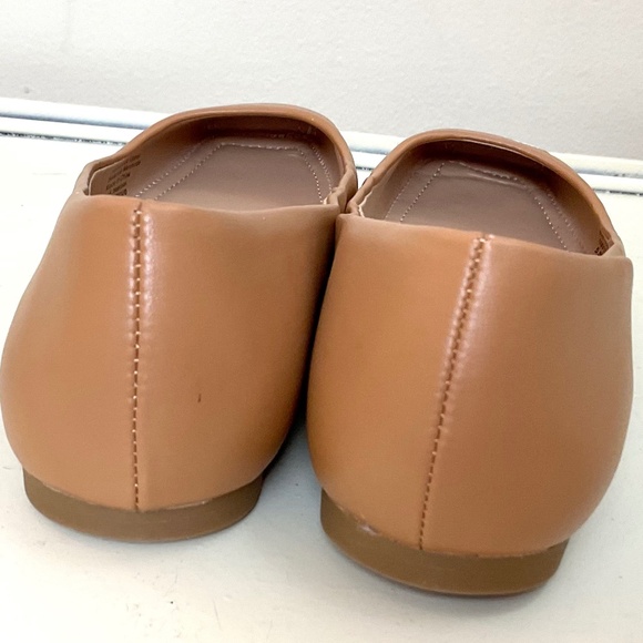 Alfani Womens Neptoon Step n Flex Cognac Faux Leather Square Toe Ballet Sz 5.5M - Picture 7 of 11